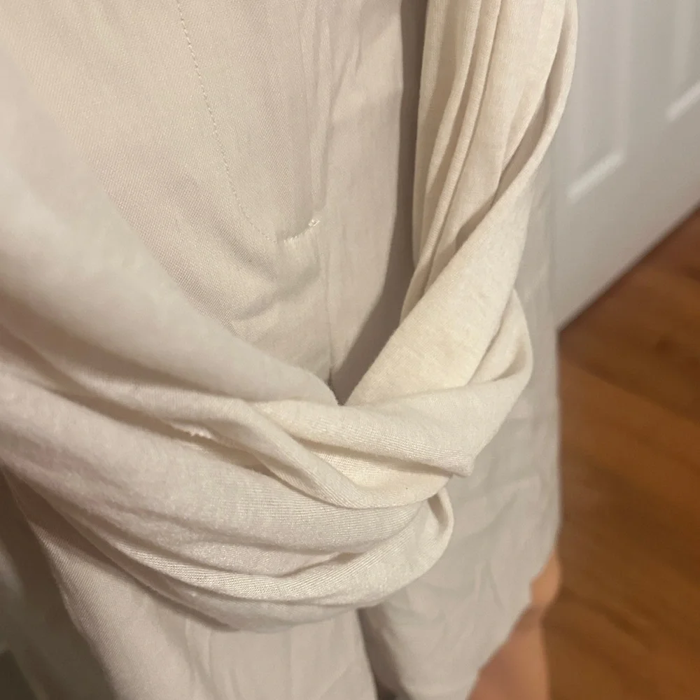 Chic Cream Wrap Scarf